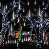 288 LED Solar Lights Meteor Shower Rain Tree String Light Outdoor Garden Party