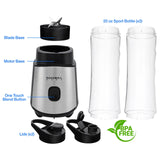 Personal Blender Smoothie Juice Shakes Mixer 2 Portable Bottle 300W BPA-Free New